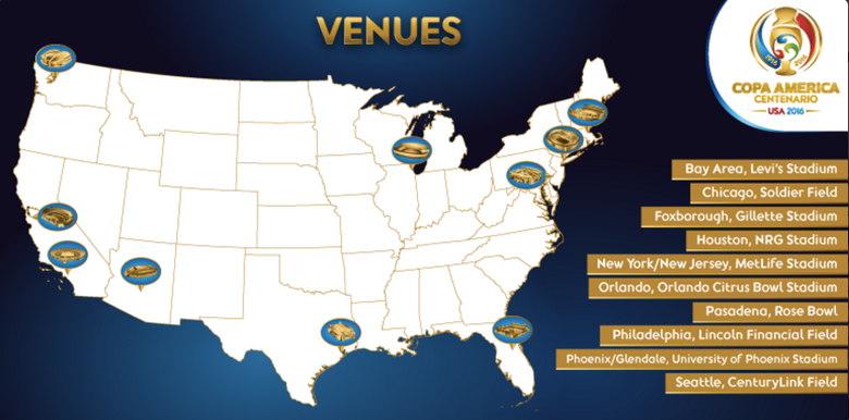 CenturyLink Field one of 10 sites for 2016 Copa America Centenario