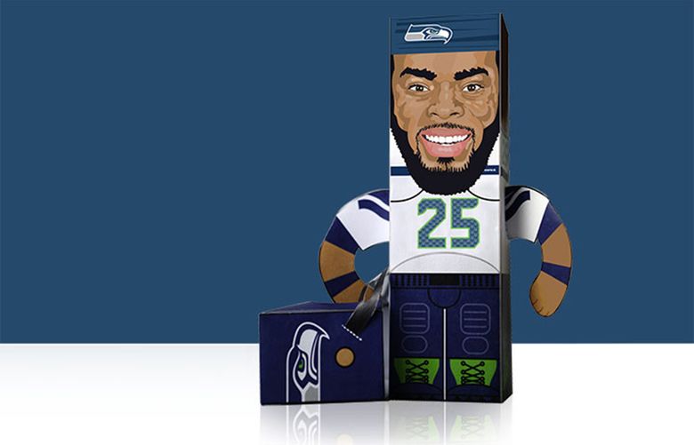 NWT Seattle Seahawks #25 Richard Sherman 10-Inch Plush Doll