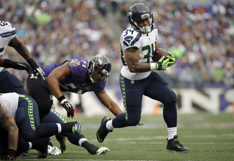 Seahawks RB Thomas Rawls leaves game with injury