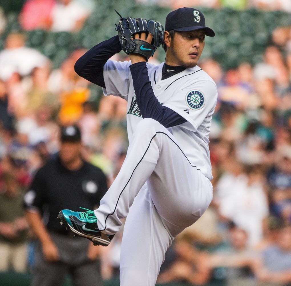 Hisashi Iwakuma is on the Mariners again after the Dodgers backed