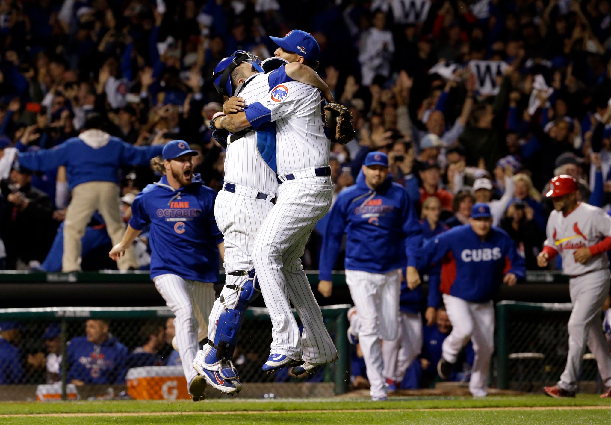 HD wallpaper: cubs, world series, Kris Bryant, happiness, crowd