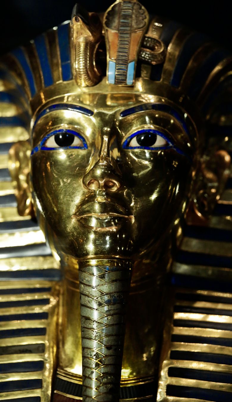 Egypt puts King Tut mask on exhibit after botched epoxy fix