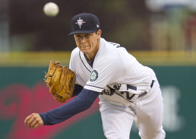 Seattle Mariners, from left, Taijuan Walker, James Paxton, Charlie