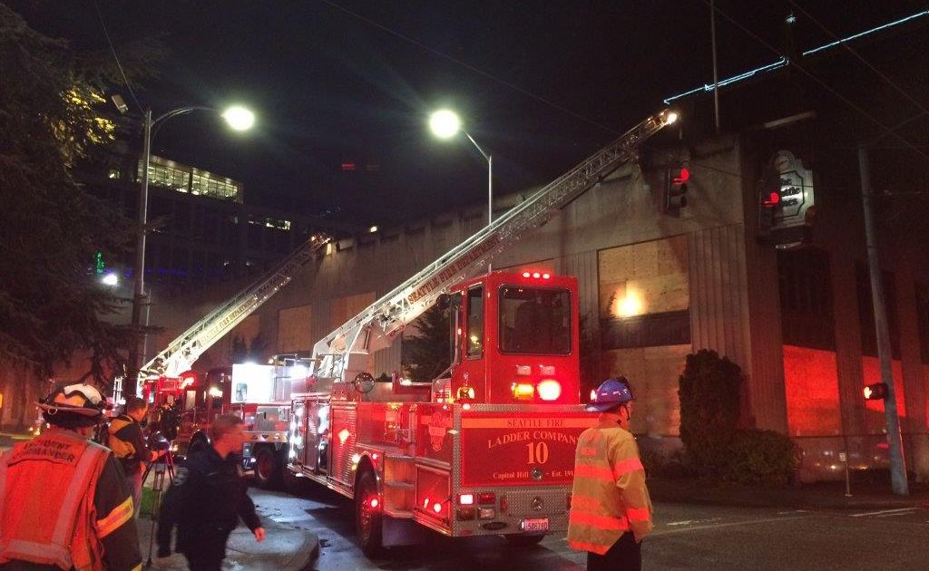 Fire at old Seattle Times building causes minor damage | The Seattle Times