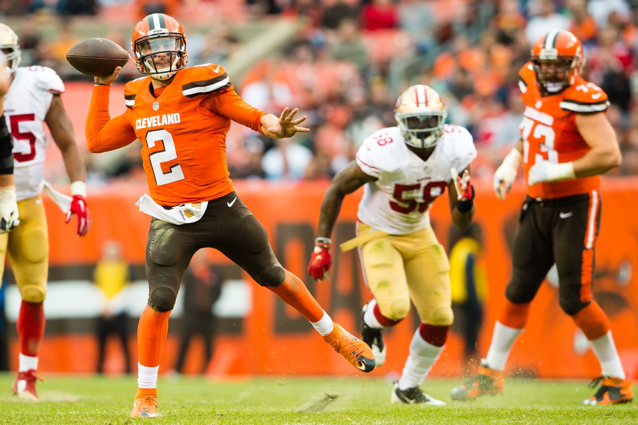 Johnny B. Good: Manziel leads Browns over 49ers 24-10