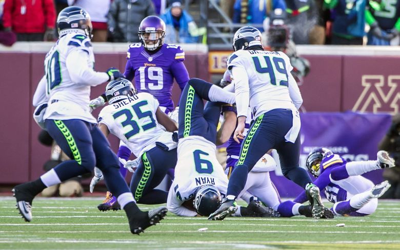 Seahawks punter pulls off bizarre double punt to escape disaster: 'Two  kicks for the price of one'