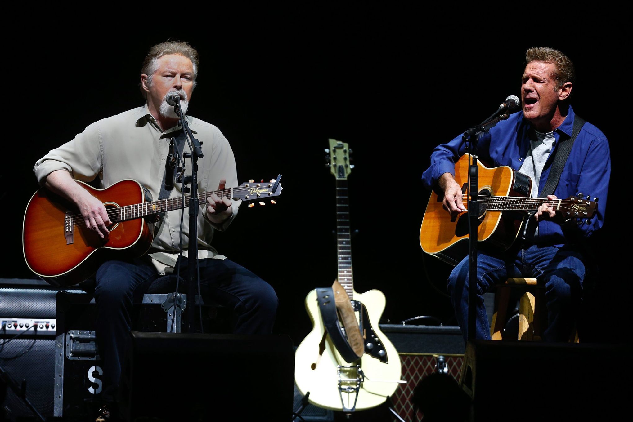 Don Henley and The Eagles doing what was a new song in 1994…”Get