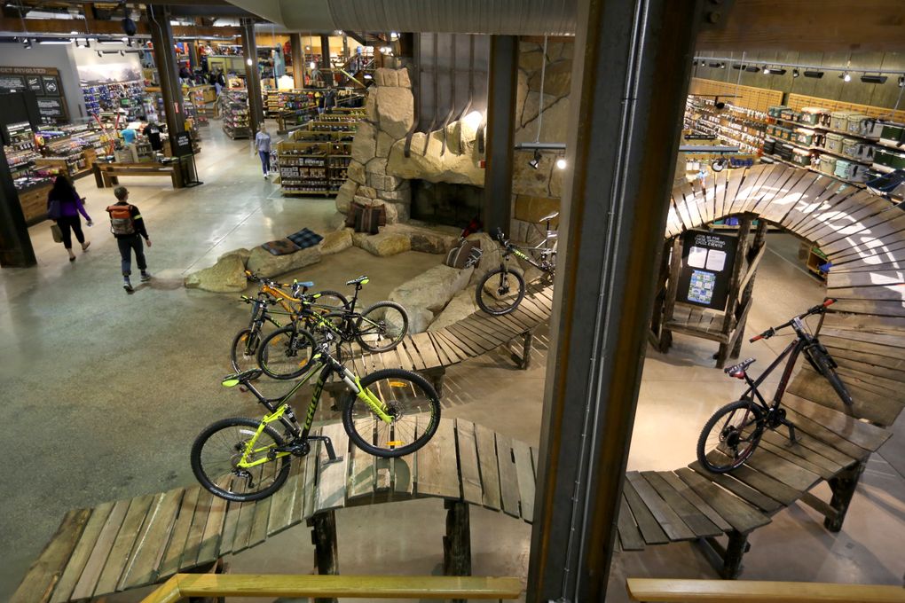 Founded in 1938, the Kent-based outdoor-gear purveyor is the nation’s largest consumer-owned retail co-op, with the twin mandates of taking care of its members and spreading a love of the outdoors. The Seattle flagship store is pictured. (Ken Lambert/The Seattle Times)