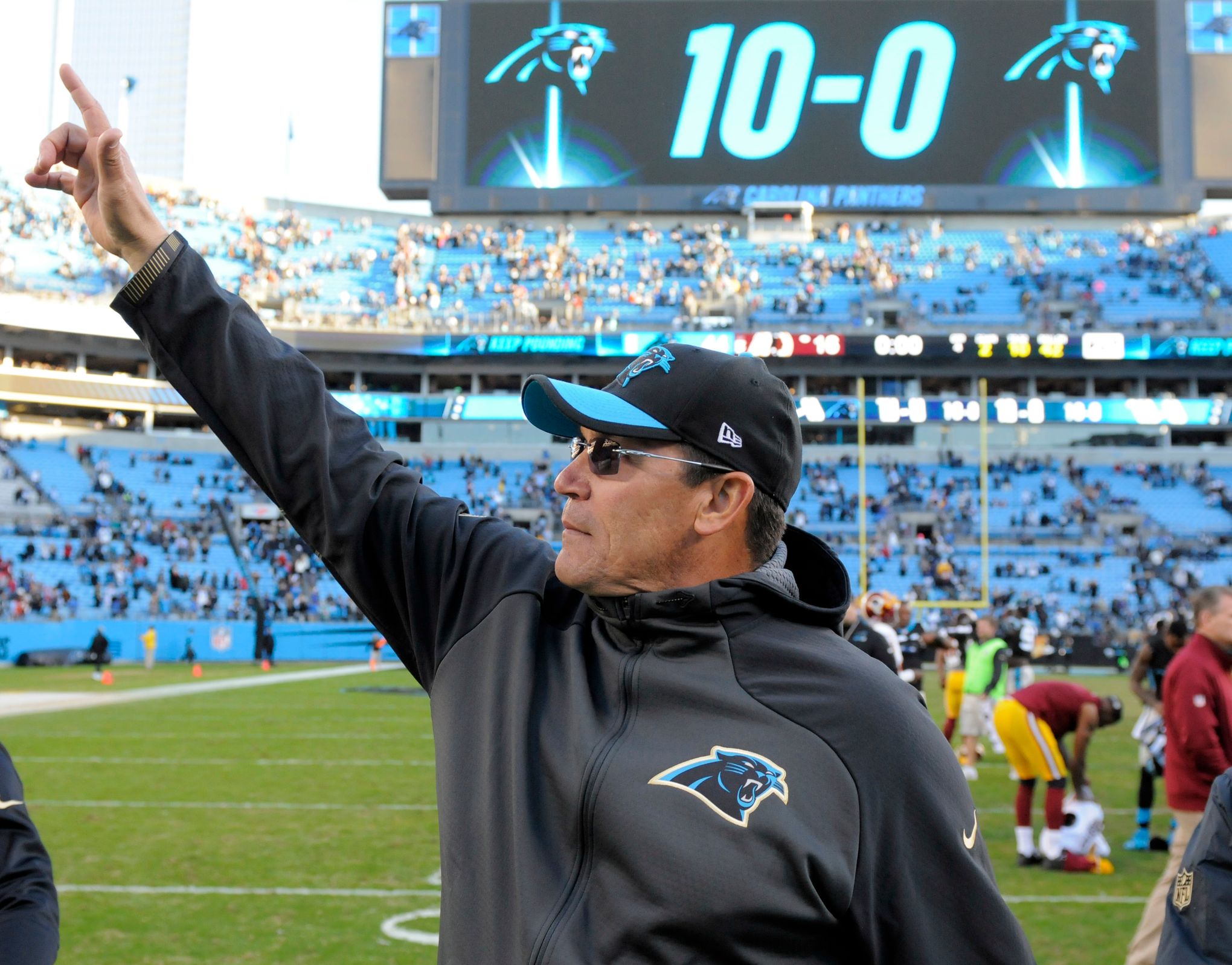 Coach Ron Rivera now Carolina Panthers' all-time wins leader