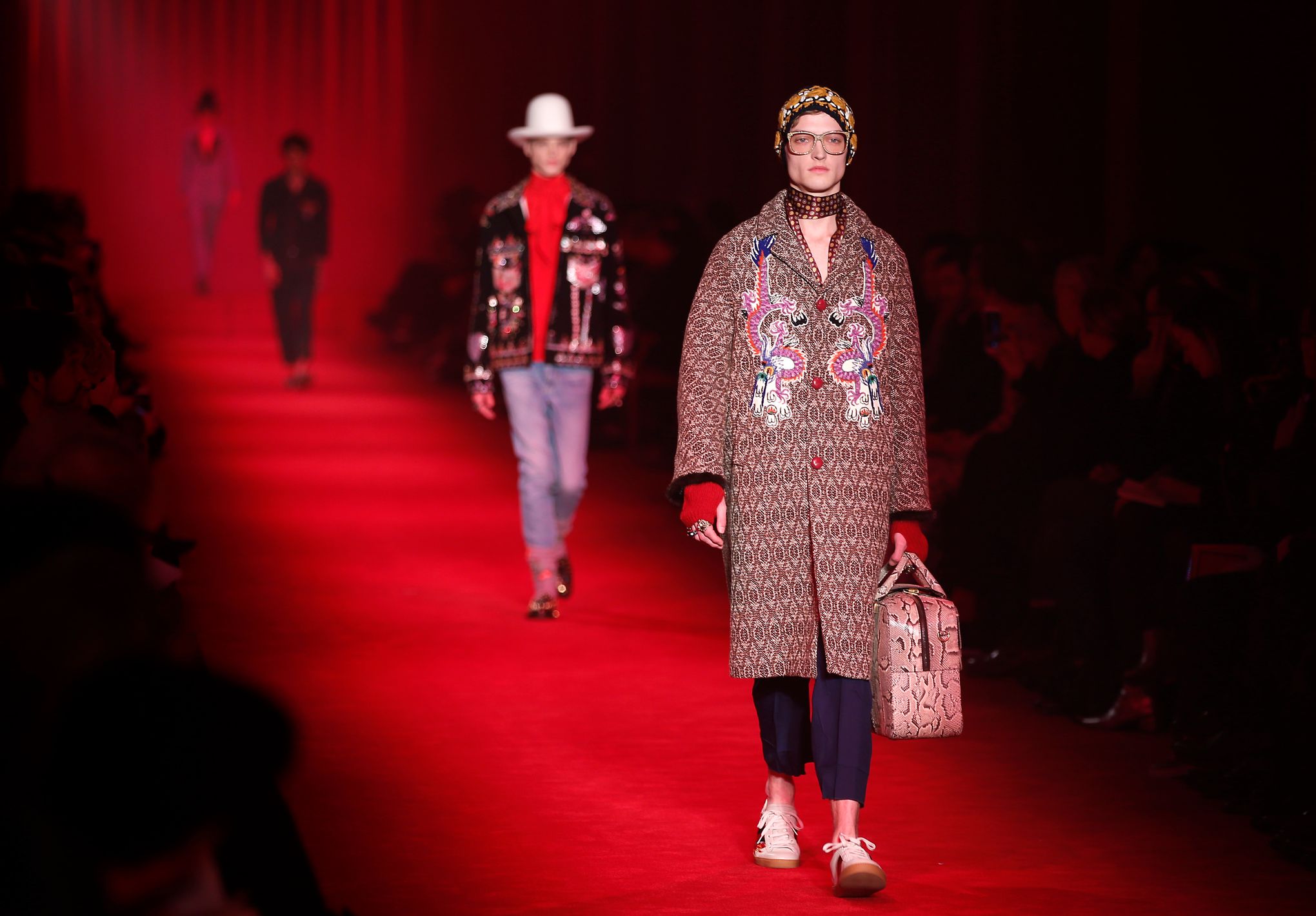 Giorgio Armani offers soft, fluid winter designs at Milan Fashion Week