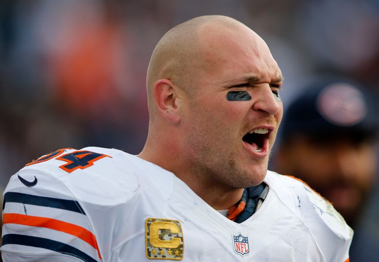 Brian Urlacher Of The Chicago Bears