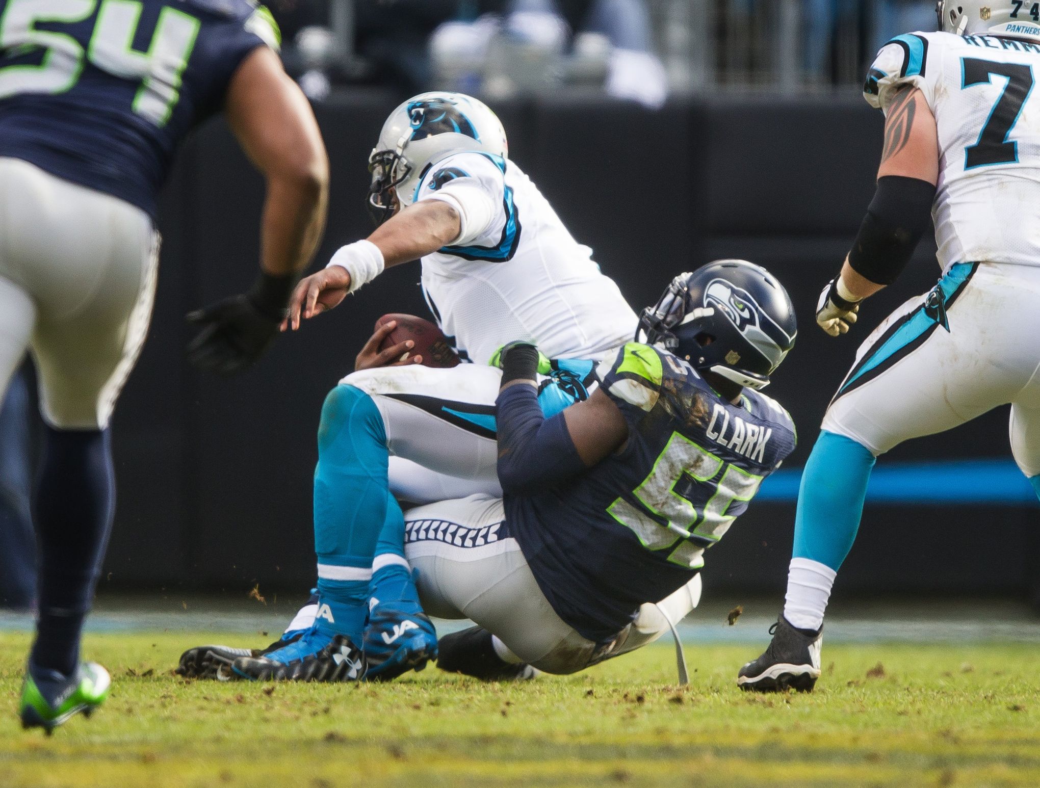 Video: Cam Newton throws Seahawks flag after Panthers win - Sports