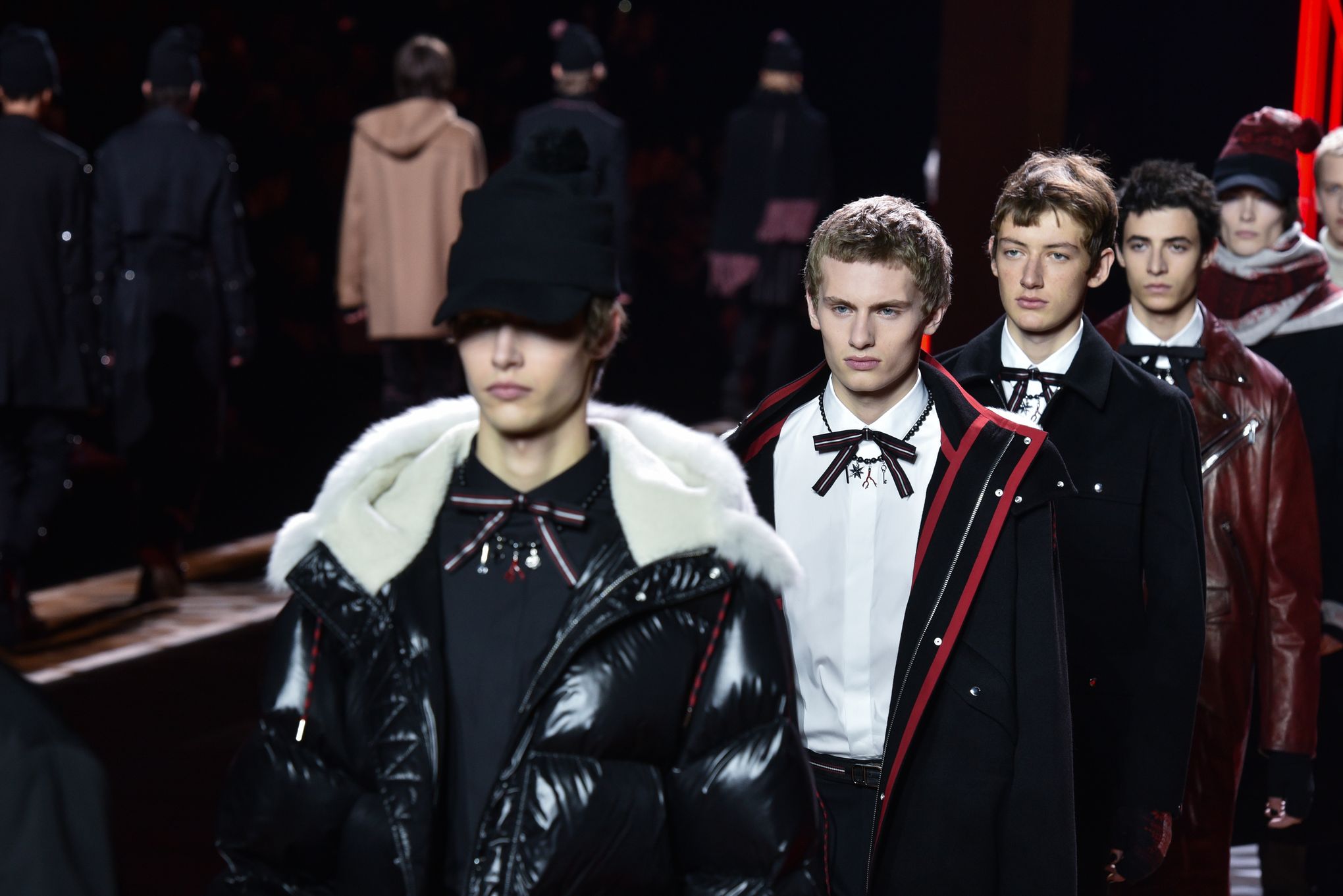 Travis Scott attending the Louis Vuitton Men Menswear Fall/Winter