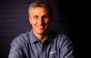 Lyndon Rive, CEO of Solar City, poses for a portrait at the company headquarters on Nov. 23, 2015 in San Mateo, Calif. (Aric Crabb/Bay Area News Group/TNS)