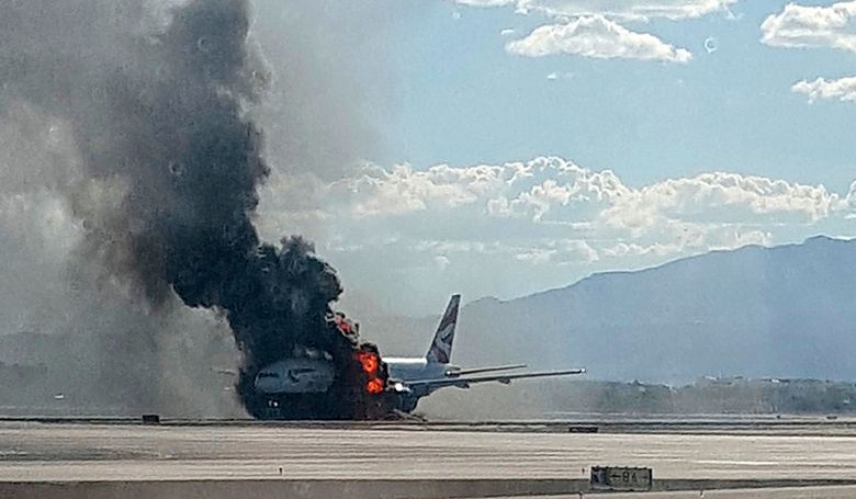 VIDEO VAULT  Plane in record-breaking flight remains at McCarran