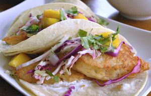 Baja-style Fish Tacos. (Gretchen McKay/Pittsburgh Post-Gazette/TNS)