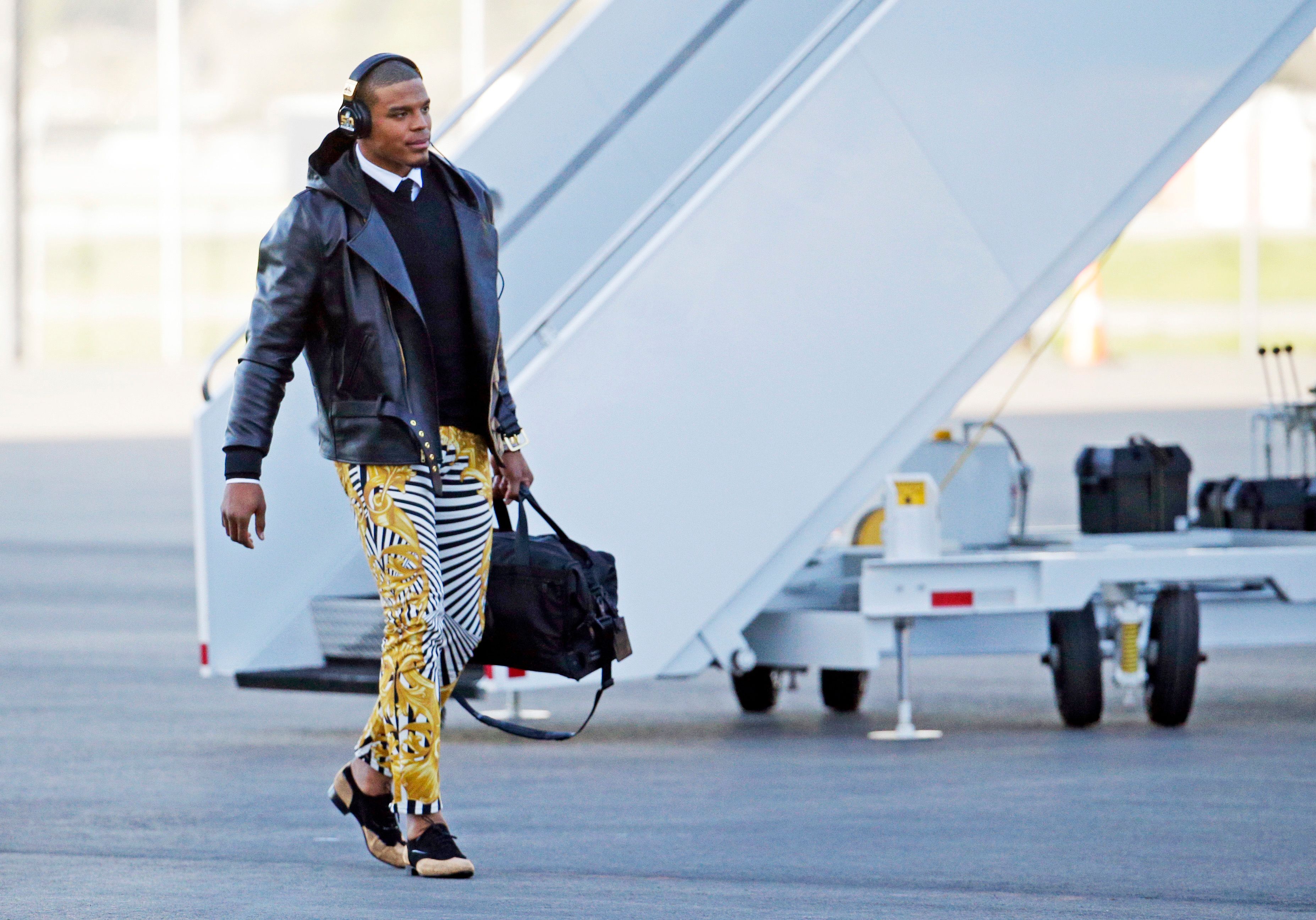 Cam newton yellow store pants