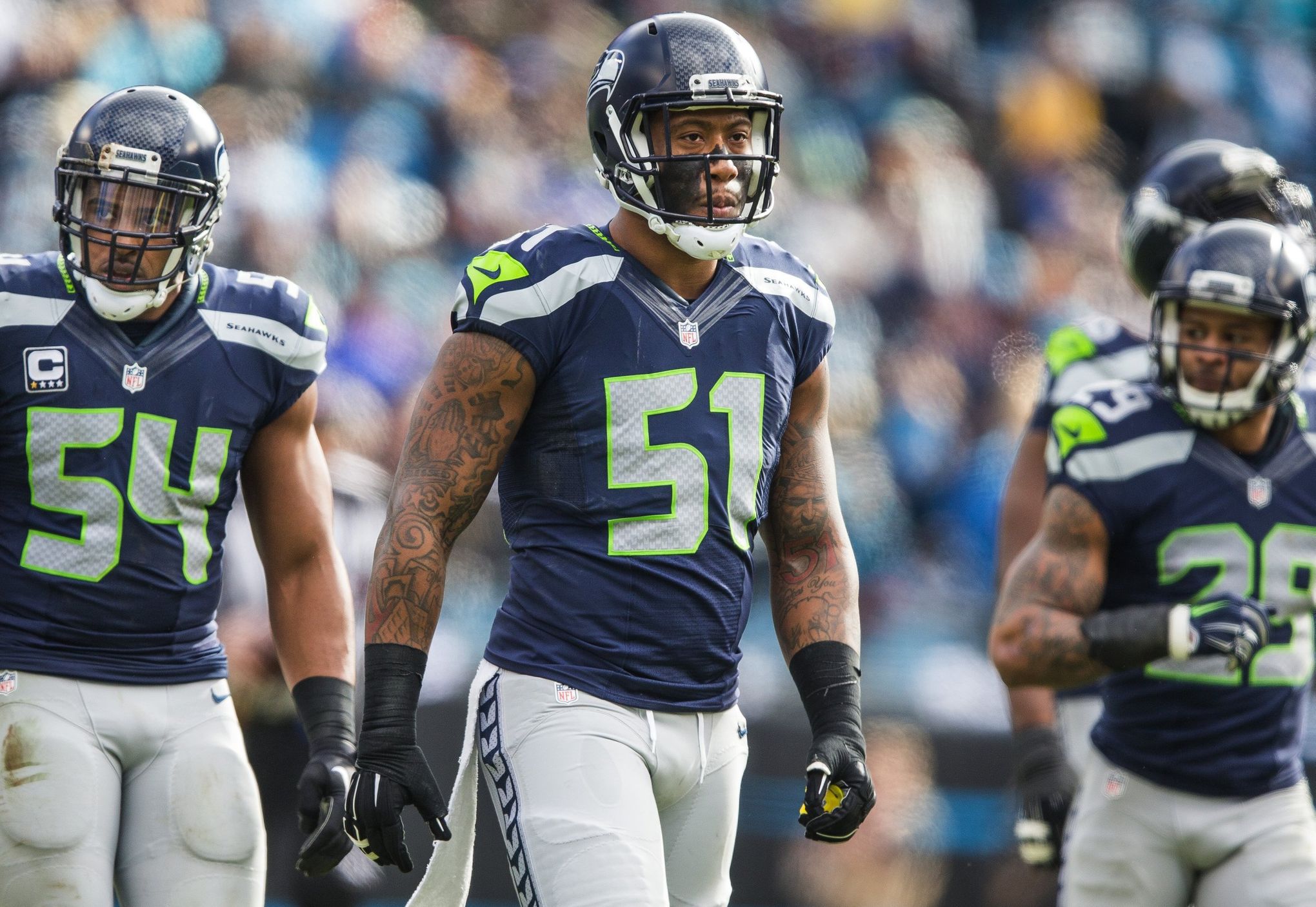 Seahawks' Bruce Irvin comes across angry on social media about his contract  option