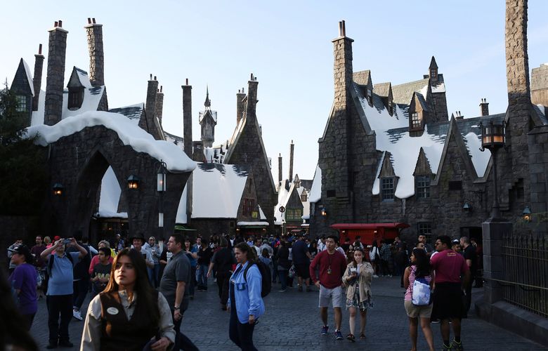 Hogsmeade village in the Wizarding World of Harry Potter in