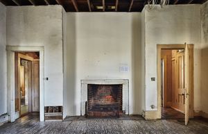 Living room of the Haller House.