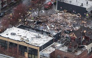 Wed. March 9, 2015  A gas explosion flattened buildings on Greenwood Avenue North between North 84th and North 85th streets; Wednesday; March 9; 2016.