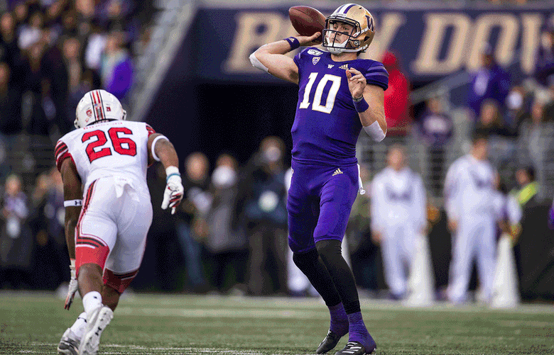 Washington defensive back Elijah Molden in action against Utah