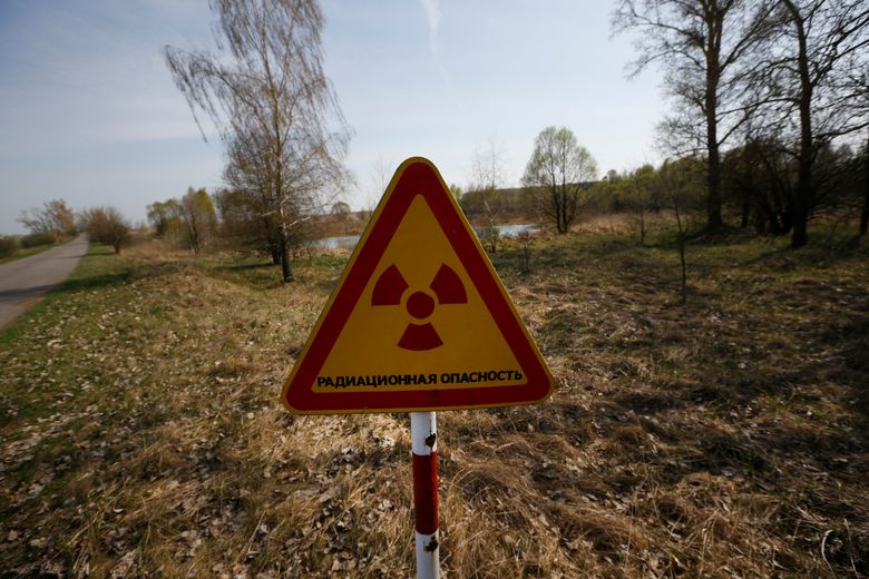 radiation warning sign chernobyl