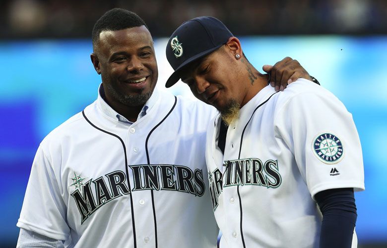 Jeremy Hernandez, Felix's Son, At Mariners Spring Training  King Felix  gets on the field tomorrow, but Prince Jeremy was out there today. Remember  to sign your kids up for Little League