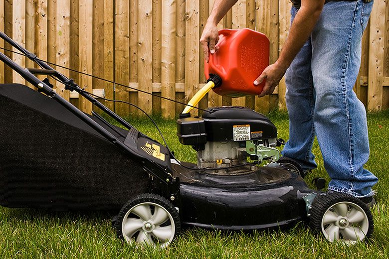 Spring is the time to change the gas, oil and filter in your lawn mower and any other gas-powered equipment in the garage or shed. (Thinkstock)