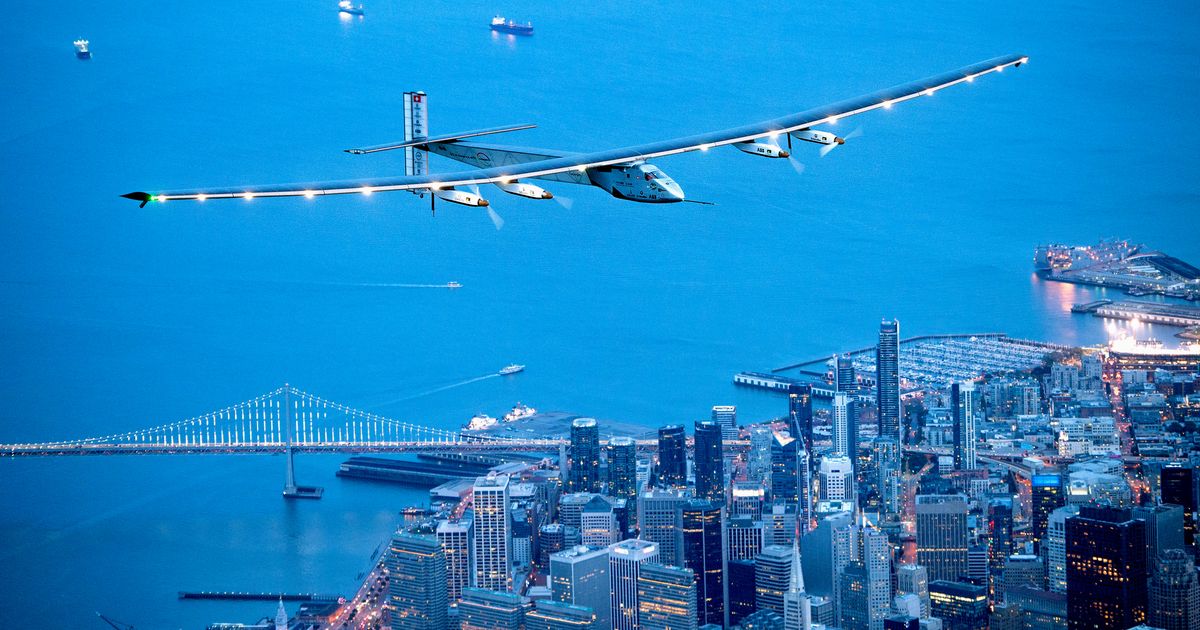 Solar Plan Plane Ride Solar-plane pilots say trip was also test of human endurance | The ...