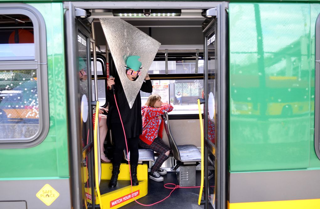 “Get off on the next stop”: The band the Fabulous Downey Brothers found humble inspiration for their song “Bus.” (Tyler Sipe / The Seattle Times)