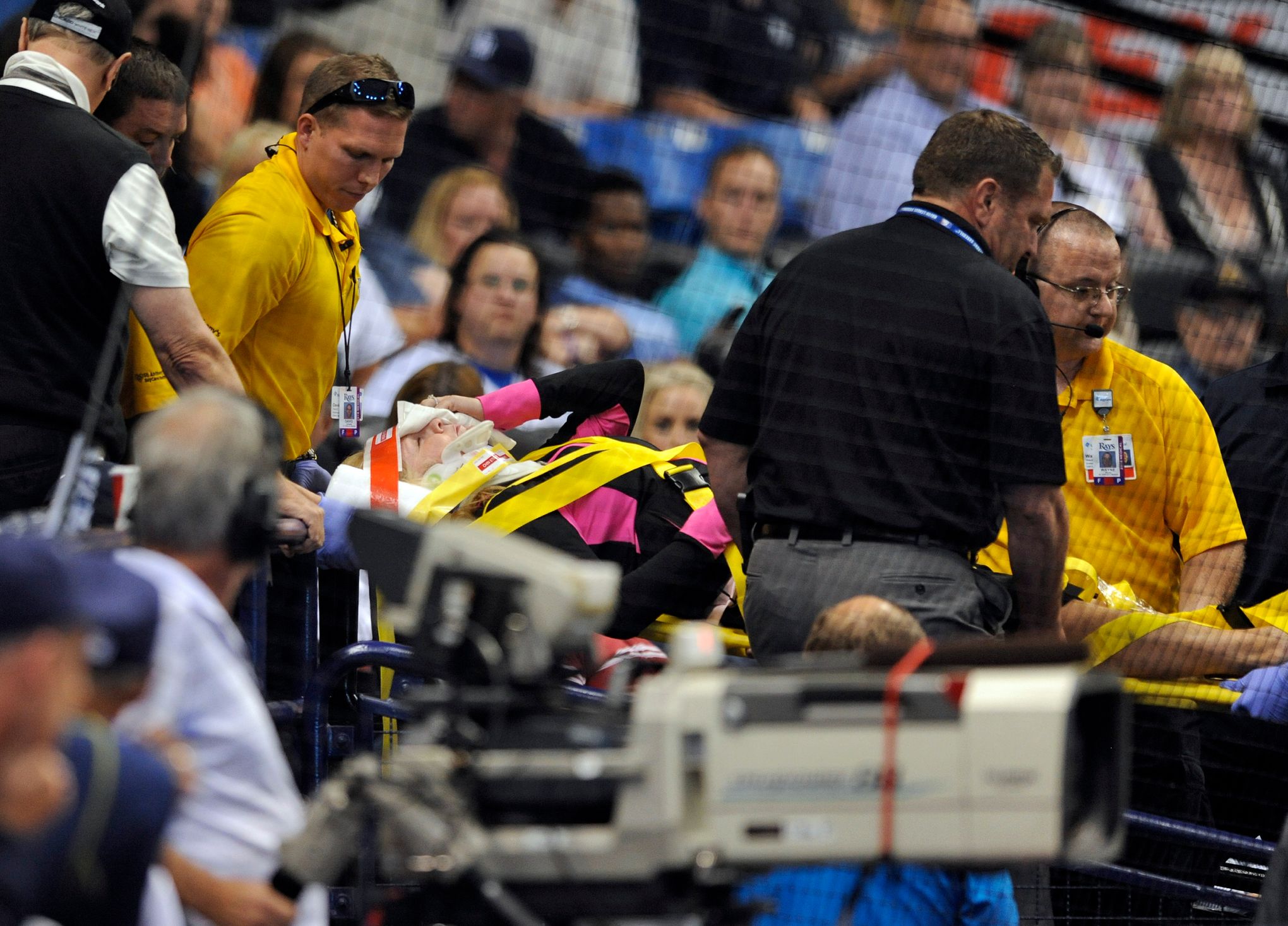 Woman hit by foul ball at Tampa Bay Rays game in stable condition