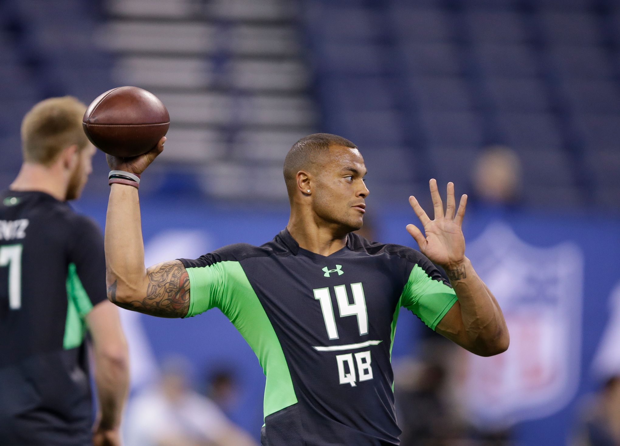 Dak Prescott throws football in 'MNF' warmups, hopes to be ready