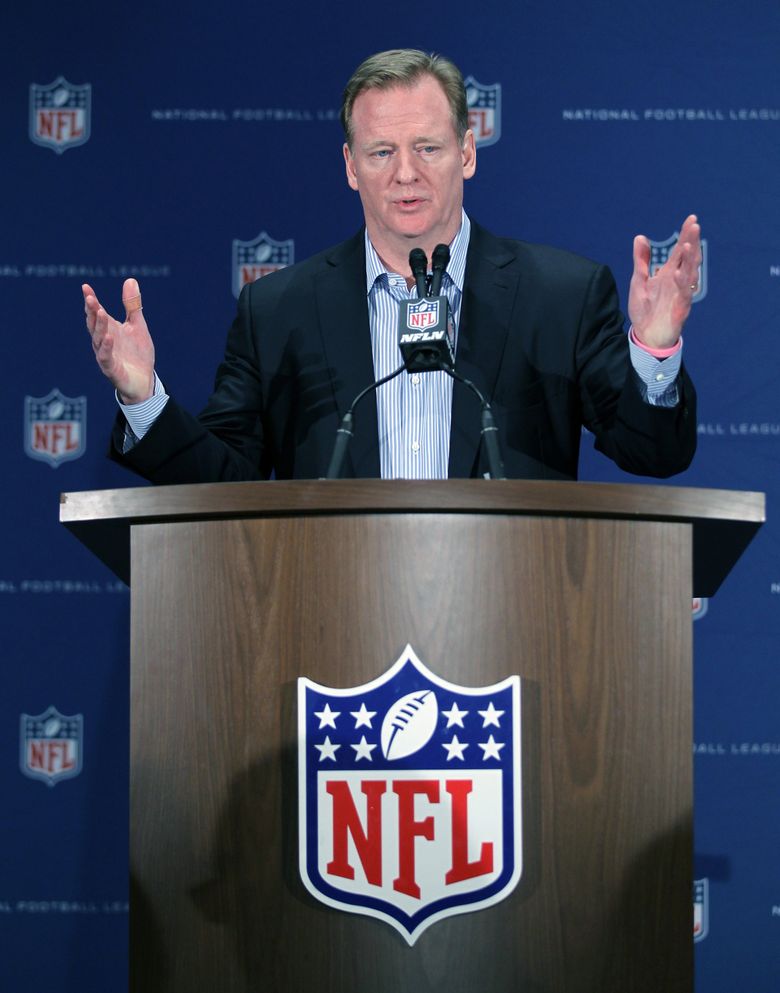 Take 2: Why Roger Goodell, the NFL's favorite punching bag, loves taking  your best shots | The Seattle Times