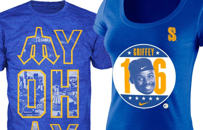 Seattle Mariners Ken Griffey Jr Burst T-Shirt – Simply Seattle