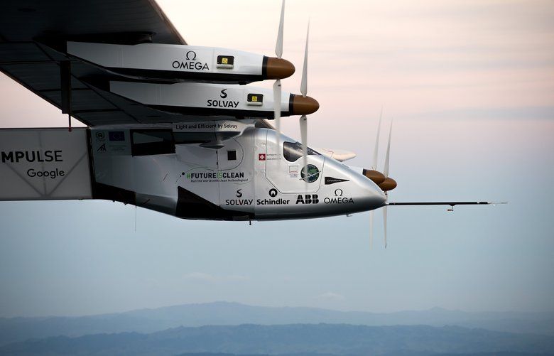 Solar plane arrives in Arizona on latest leg of global trip | The