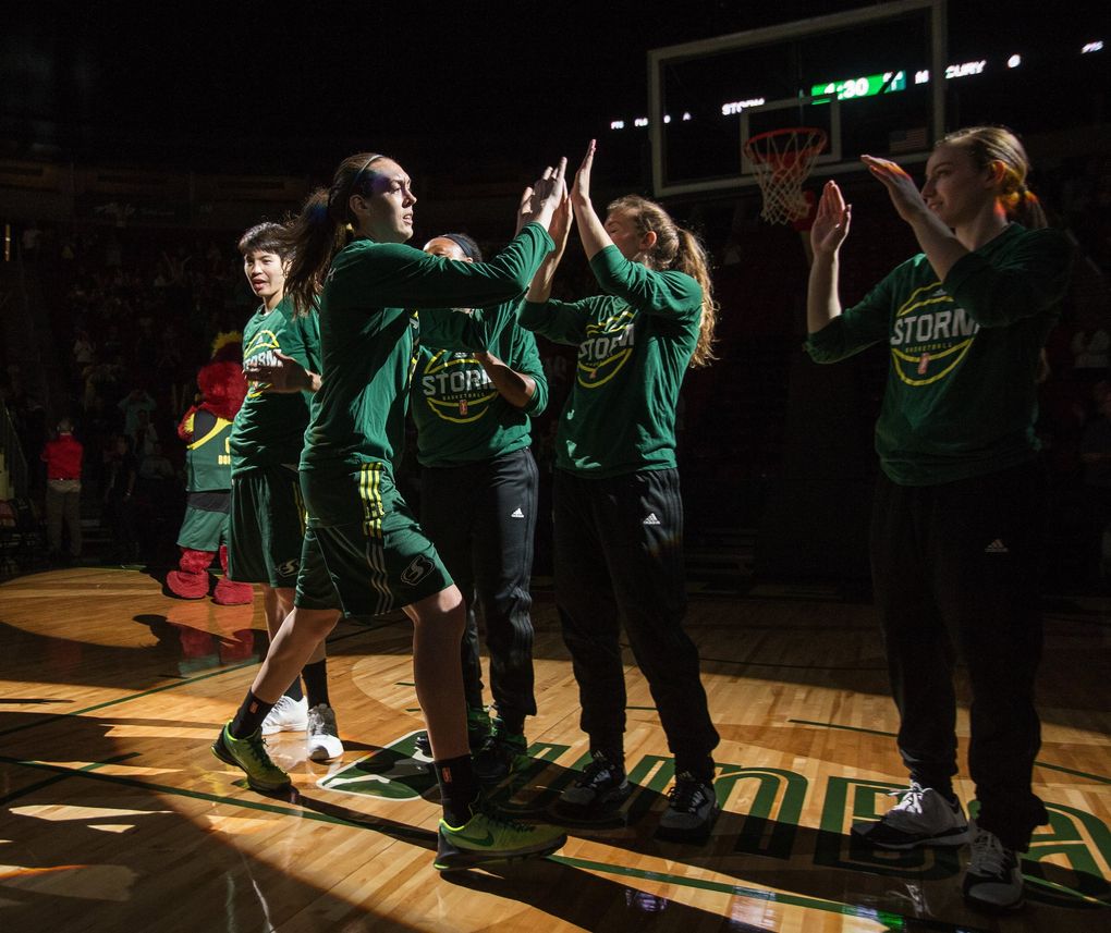 The Breanna Stewart era officially began with a WNBA preseason opener against Phoenix on May 4. (Dean Rutz / The Seattle Times)