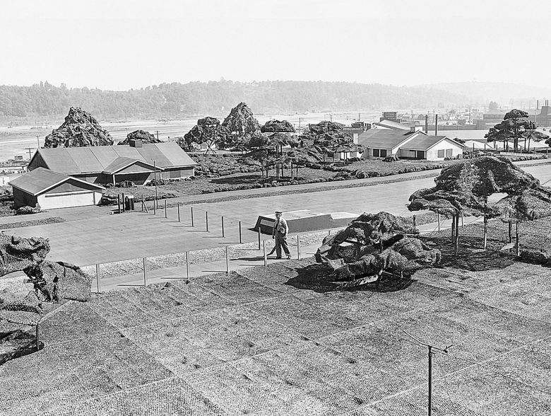 Boeing made an entire fake neighborhood to hide its bombers from potential  WWII airstrikes | The Seattle Times