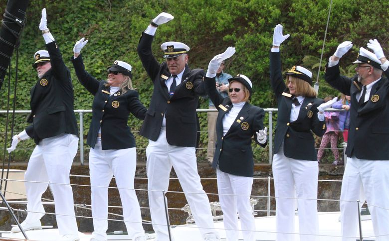 sachin and babi light blue dress Seattle's Opening Day boating tradition: 6 things you might not know