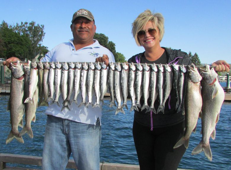 Lake Chelan offers excellent catches of lake trout, and nearby