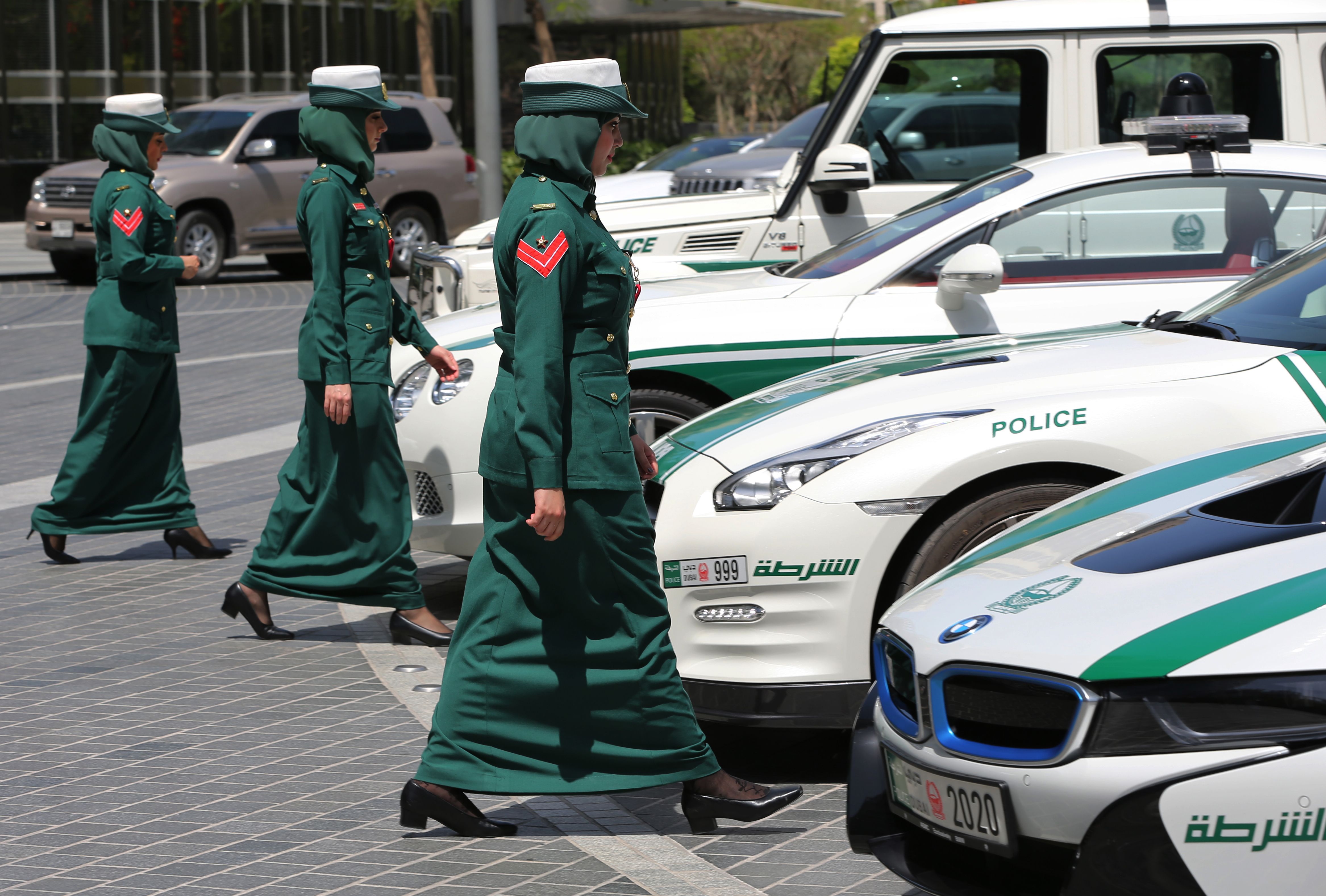 In image conscious Dubai even police patrol in luxury cars The