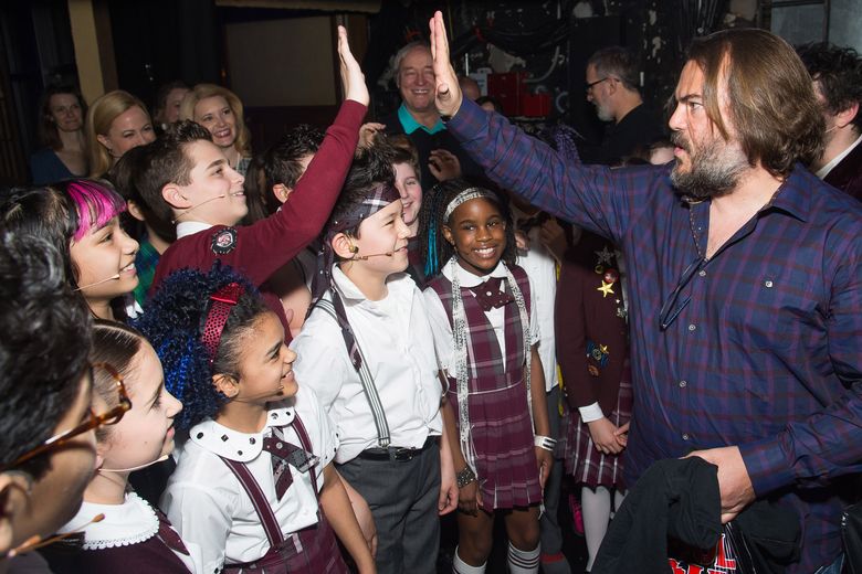 Jack Black Sees School of Rock on Broadway