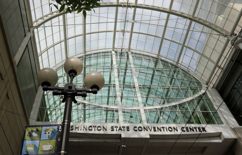 April 25, 2016The Washington State Convention center in downtown Seattle.