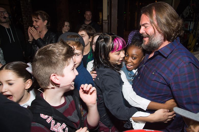 Jack Black surprises cast of Broadway's 'School of Rock