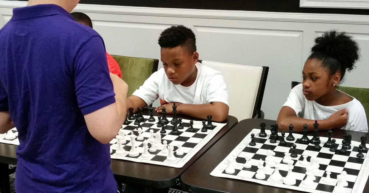 Greensboro kids challenge chess master