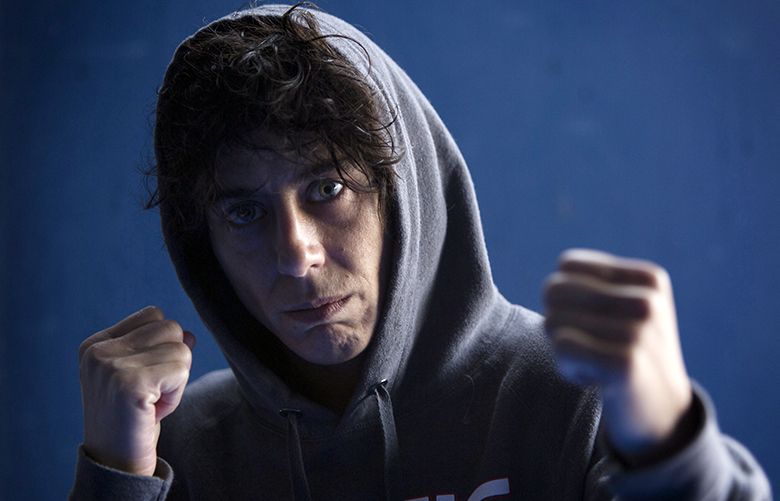 41-year-old MMA fighter Cindy Hales at the Gracie Barra Brazilian Jiu Jitsu and Mixed Martial Arts School in Redmond, Wednesday, May 4, 2016. The 41-year-old fighter last fought in 2008, and will compete again for the first time this Saturday.