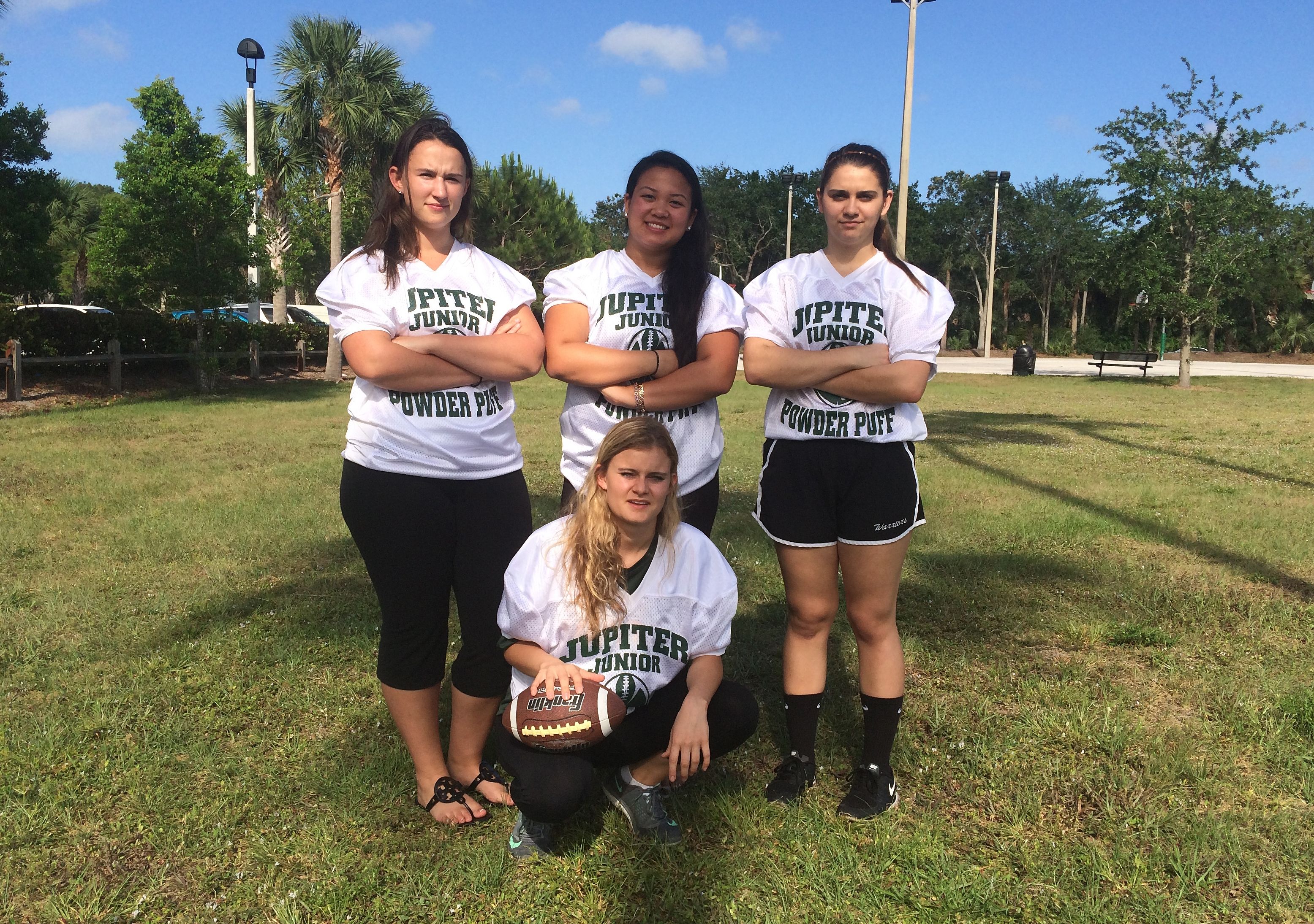 Powderpuff girls store football