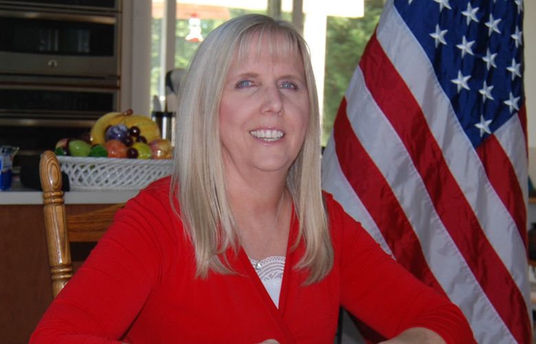 “How do we work anything out if we’re afraid to step on each other’s toes?” asks Elaine Hill, president of the Eastside Republican Club. (John Merrill / Special to The Seattle Times Jobs)
