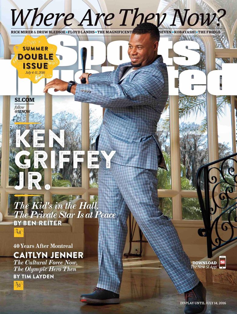 Ken Griffey Jr. on Sports Illustrated cover as he prepares for Hall of Fame  induction