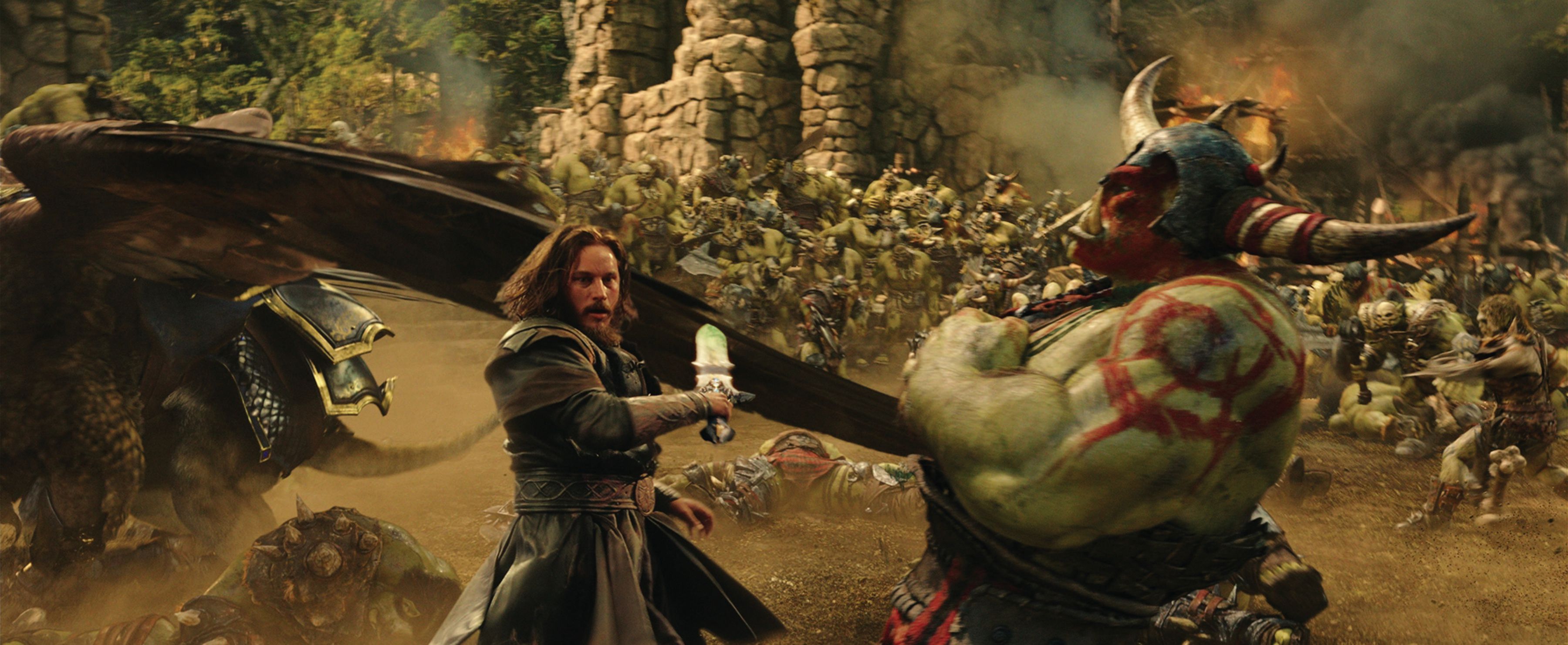 Warcraft Orcs and humans battle in cheesy CG land The Seattle